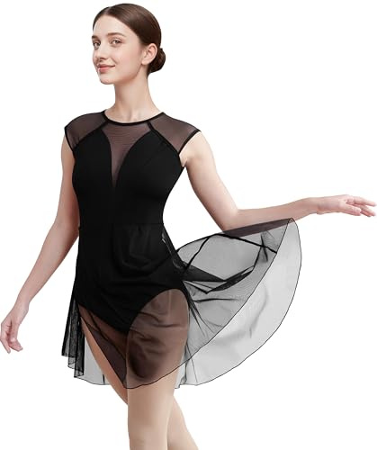 DANSHOW Women Lyrical Modern Dance Dress Contemporary Costume