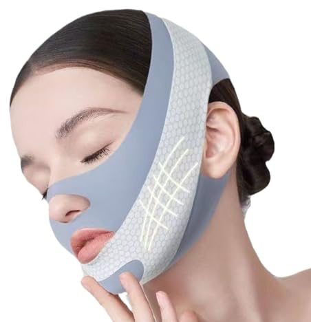 Outil de lifting facial Bande de modelage du visage | avec Boucle Réglable Ruban Liftant pour Femmes Hommes Mamans Maison Bureau Sommeil