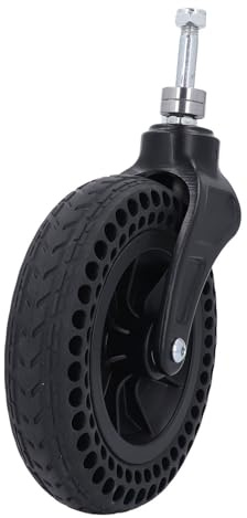 Domary 8 Universalhjul TPE Gummi Massivt Hjul med Halkfria Klara Texturer för Byte Av Vagnvagn 165lbs Lastkapacitet