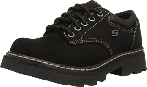Skechers Women's Parties - Mate Oxford, Black, 6.5