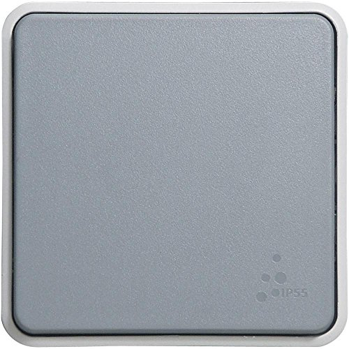 Legrand 069511 Interrupteur ou Va et Vient Étanche Plexo Composable IP55, 10AX, 250V, Gris