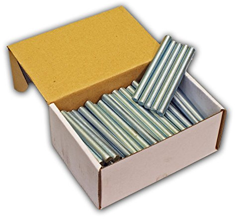 Stabilo-Sanitaer 100x Gewindestifte M8 x 40 mm Gewindestäbe Gewindestangen Gewindebolzen Stahl DIN 976 verzinkt