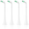 Interdental Ersatz-Zahnbürstenköpfe für Philips Sonicare Click-on Bürstenkopfsystem, zur Reinigung von Zahnspangen/Zwischen Zähnen/Rückenzähnen (4er-Pack, Weiß)