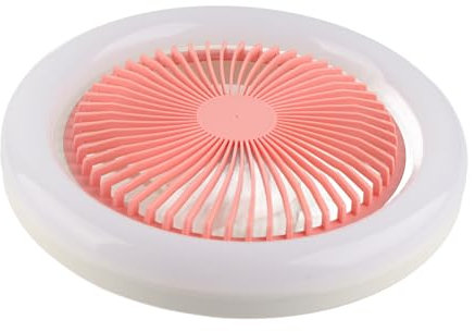 10Inch LED Ceiling Light with Fan,E27 30W Dimmable Ceiling Fan Lights,Silent White Light LED Ceiling Fans for Bedroom Kitchen Office Kids Room