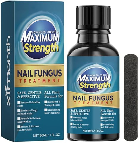 Professional Nail Strengthener & Repair Serum with Keratin – 30ML Fast-Acting Treatment for Damaged, Brittle Toenails & Fingernails – Renew & Protect Weak Nails – Formula for Men & Women