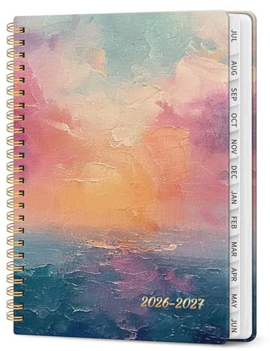 Planner 2026-2027, Jul 2026-Jun 2027 Monthly & Weekly Planner Calendar
