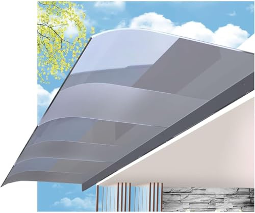 Awning, Soundproof And Rainproof Outdoor Sun Shade, Entrance Awning, UV Resistant Sun Protection, Thick Cover Without Bracket, Facade Installation, Multiple Sizes, 40 * 80cm / 15.7 * 31.4in