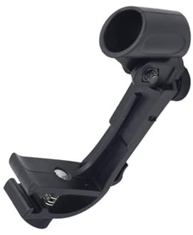 Yardwe Clip de Micrófono para Batería Portátil y Ligero de Abs Color Negro Soporte y Diseño Antivibración para Instrumentos Musicales