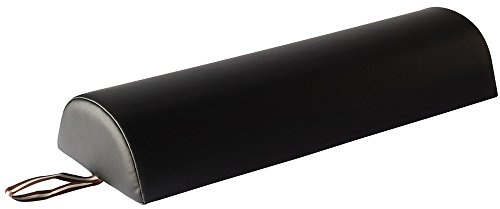 Master Massage tables 9 Large Half Round Semi-round Pillow Cushion Massage Bolster 9x26 ,Black