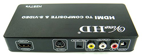 ViewHD HDMI to TV Composite RCA AV + S Video Converter | Include AV & S Video Cables + AC Power Adapter | Model: H2STVs