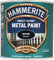 Hammerite 2,5 Liter Metallschutzlack matt Schwarz
