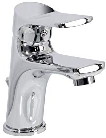 FACKELMANN Wasserhahn DENVER Chrom Glanz/hochwertiger Wasserhahn für zu Hause/Armatur mit einer schlichten und eleganten Optik (Farbe: Chrom Glanz) / Maße: ca. 15,5 cm/Menge: 1 Stück