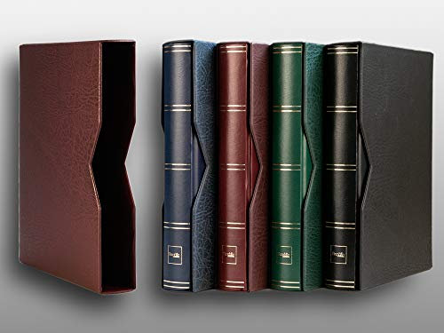 Prophila Leuchtturm Cofanetto Porta Album per francobolli classificatore 60 e 64 Pagina Rosso Colori