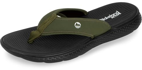Lakeland Active Flimby Herren Flip-Flop-Sandalen aus Neopren, Grün - Moosgrün, schwarz. - Größe: 40 2/3 EU