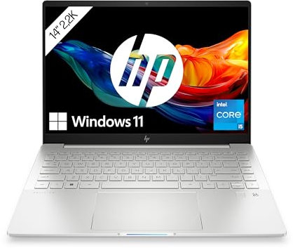HP Pavilion Plus Laptop | 14 2,2K Display | Intel Evo - Intel Core i5-1340P | 16 GB DDR5 RAM | 512 GB SSD | Intel Iris Xe | Windows 11 Home | QWERTZ Tastatur | Natural Silver