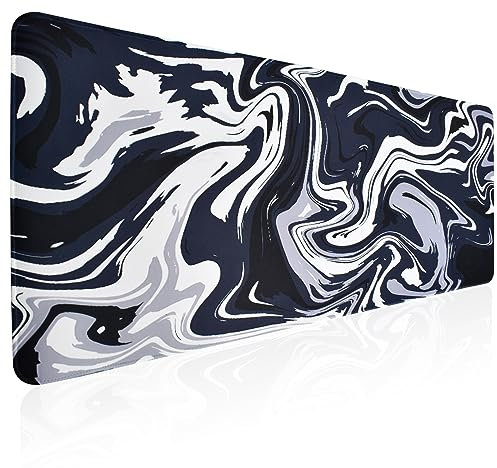 Tappetino Mouse Gaming XXL 800 * 300mm Tappetino Antiscivolo Sottomano Da Scrivania Per Mouse e Tastiera, Con Base In Gomma Antiscivolo, Lavabile, Mouse Pad