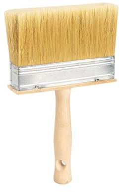 BKTLCAU Deck Brush for Deck Stain Applicator，5” Paint Brush for Quick Decking，Stain Brushes for Walls and Furniture Paint Application，Wide Paint Brushes, Wooden, 5-inch