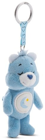 NICI Glücksbärchis Schlüsselanhänger Schlummerbärchi 10cm - Plüschiger Kuscheltier Anhänger für Kinder & Erwachsene, Mit Schlüsselring für Schlüsselband, bund und -halter - 61378