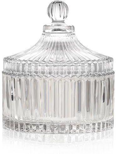 Gifts For Women Jewellery Organiser Glass Jars with Lids Aesthetic Room Home Decor Trinket Dish Decorative Home Accessories Bowl Wedding Party Decorations Small Jewellery Box Christmas Birthday Gifts