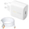 65W Cargador Rápido para OPPO Realme Oneplus, Cargador 65W SUPERVOOC con Cable USB C 1M, Adaptador de Carga Rápida para OPPO Find X7, X6 Pro, X5, OnePlus 11, Nord 2T, Realme GT, Reno 10 9 8 7 6