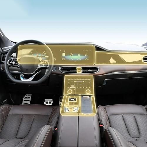 GCTTTCFX Película de protección de pintura PPF para interior de coche, película de TPU transparente contra arañazos, para Jetour X95 2020-2022