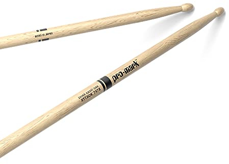ProMark Classic Attack 747B-trumstockar i Shira Kashi-ek, oval trädruva, ett par