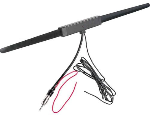 Jensen AN150SR AM/FM Antenna, Amplified Glass Mount Medium