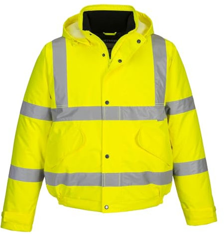 Portwest Blouson Hi-Vis, Couleur: Jaune, Taille: L, S463YERL