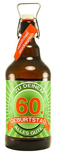 SünGross Riesenbierflasche XXL-Bierflasche zum 60. Geburtstag