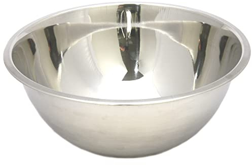 Chef Craft Brushed Mixing Bowl, 8-Quart, Stainless Steel