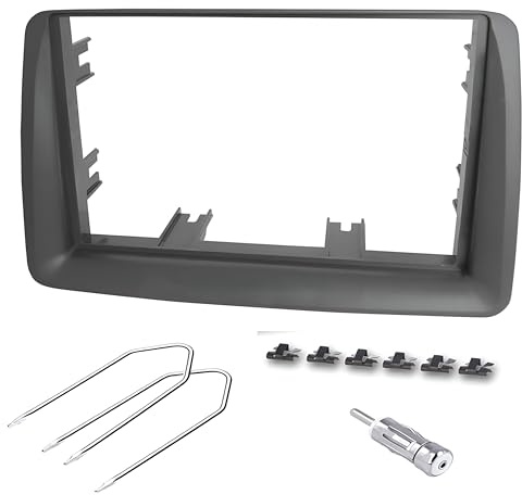 Sound-way - Kit de Montage Autoradio, Façade Cadre de Radio 2 DIN, Adaptateur Compatible avec Fiat Panda (169) 2003-2012