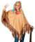 W WIDMANN MILANO Party Fashion - Poncho in Wildlederoptik, Indianerin, Faschingskostüme