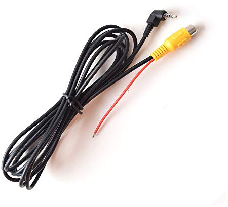 Aux 2,5 mm zu RCA Buchse Kabel mit Trigger Kabel, AV-IN Aux Stereo Männlich bis Cinch Weiblich Adapter Kabel für Auto GPS Tablet Dash Cam DVR Camcorder Rückfahrkamera