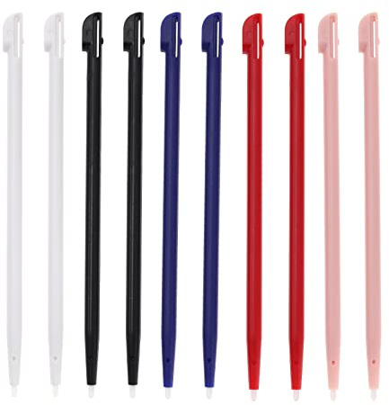 10 st Touch Stylus penna ersättning kompatibel med Nintendo 2DS penna spets spelkonsol Stylus plast spelkonsol tillbehör 95 mm
