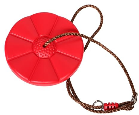 HEMOTON Adjustable Height Swing for Children Safe and Comfortable Plastic Swing Tree Hanging Option for Playtime