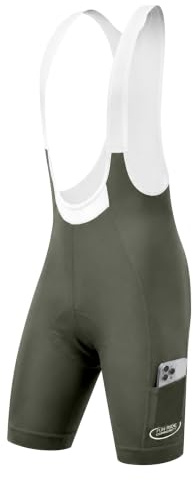 INBIKE Salopette Ciclismo Uomo con Fodello 3D Pantaloncini Bici da Strada con Bretelle Pantaloncini MTB Traspirante Asciugatura Rapida Abbigliamento Ciclismo Estivo