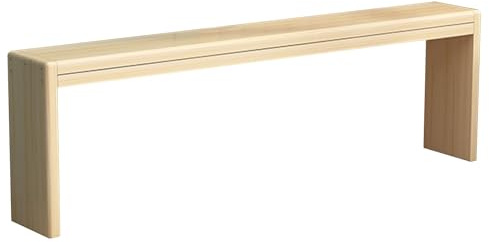 Massivt trä sovrumsbänk modern entré sittplatser robust 20 cm djup omklädningsbänk förtjockad 150 cm (59,05 tum) för användning i kök och vardagsrum