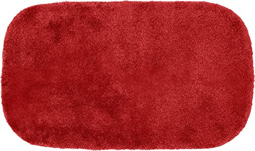 Erwin Müller Badematte, Badteppich Kefalonia rutschhemmend rot Größe 70x120 cm - für Fußbodenheizung geeignet, dichter, Flauschiger Floor (weitere Farben, Größen)