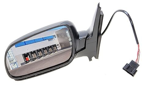 BESTPRICE 1x Elektrischer Außenspiegel links beheizbar Seitenspiegel asphärisch Kompatibel mit VW BORA I (1J2), BORA Variant (1J6), GOLF 4 (1J1), GOLF 4 Variant (1J5)