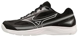 Mizuno Unisex Break Shot 4 CS Tennis, Nero Bianco Harbormist, 43 EU