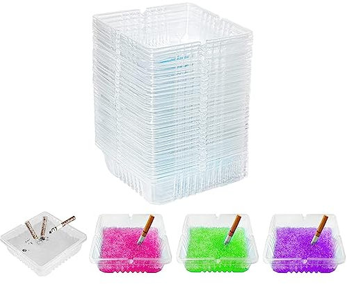 Smoke für die ausputtungen Von zigaretten in aschenbecher für 30 stück blaurauch mit wegwerfendem aschenbecher für alle gäste（mixed)）