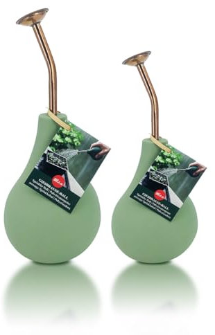 Ballbrause, Sprüher, um Ihre Pflanzen zu bewässern, Schonende Ballbrause, Zerstäuber Hand aus Kupfer, Wassernebel zu erzeugen und Ihre Blumen zu sprühen. (Set. 240 ml + 500 ml, mintgrün)