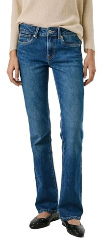 Pepe Jeans Bootcut LW Piccadilly Jeans, Bleu (Denim-5VA), 27W / 34L Femme