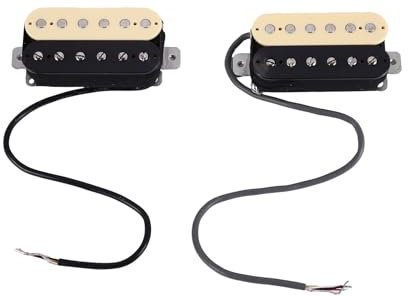 JNJOOD 1Set E-Gitarre Humbucker Pickups Bridge Alnico V Pickup Gitarre Pickup Bridge