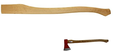 bauCompany24 Axtstiel 900 mm, Kuhfußform