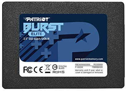 SSD Disco Sólido Interno 2.5 SATA III Interno Patriot Memory 1920GB BURST ELITE 6 Gbps