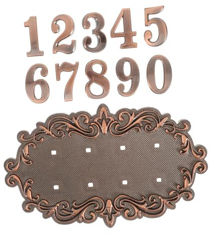 Homoyoyo 2sets Retro Style Rame Plaque Per Indirizzi Personalizzabili Per Uffici e