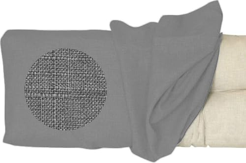 Bankbezug Innen/Outdoor 140x50 160x50 180x35 180x50 160x50 Bank Sitzauflage sitzkissen 40x40 50x50 60x60 für Bank und Stühle, 8cm Dick, Waschbar Abnehmbar mit Reißverschluss(Grau,160x60x8cm Thick)