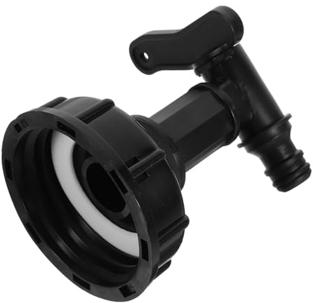 FONDOTIN Junta De Barril De Grifo para Bidón De Agua De Lluvia Accesorio De Plástico para Jardín para Uso Exterior Grifo De Caudal