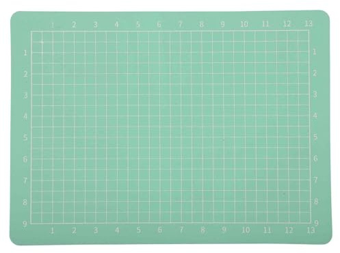 CAPASTEC Tappetino per taglio auto-riparante, 15x11cm (A6) Tavola per hobby monofacciale, Tappetino da cucito, Tappetino per taglio per hobby di cucito Scrapbooking, Verde menta